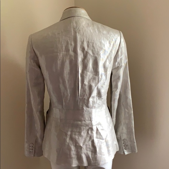 Ralph Lauren Linen Metallic Blazer - Picture 3 of 15